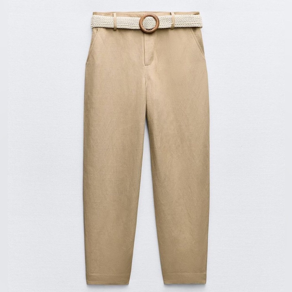Zara belted pants - Picture 3 of 7
